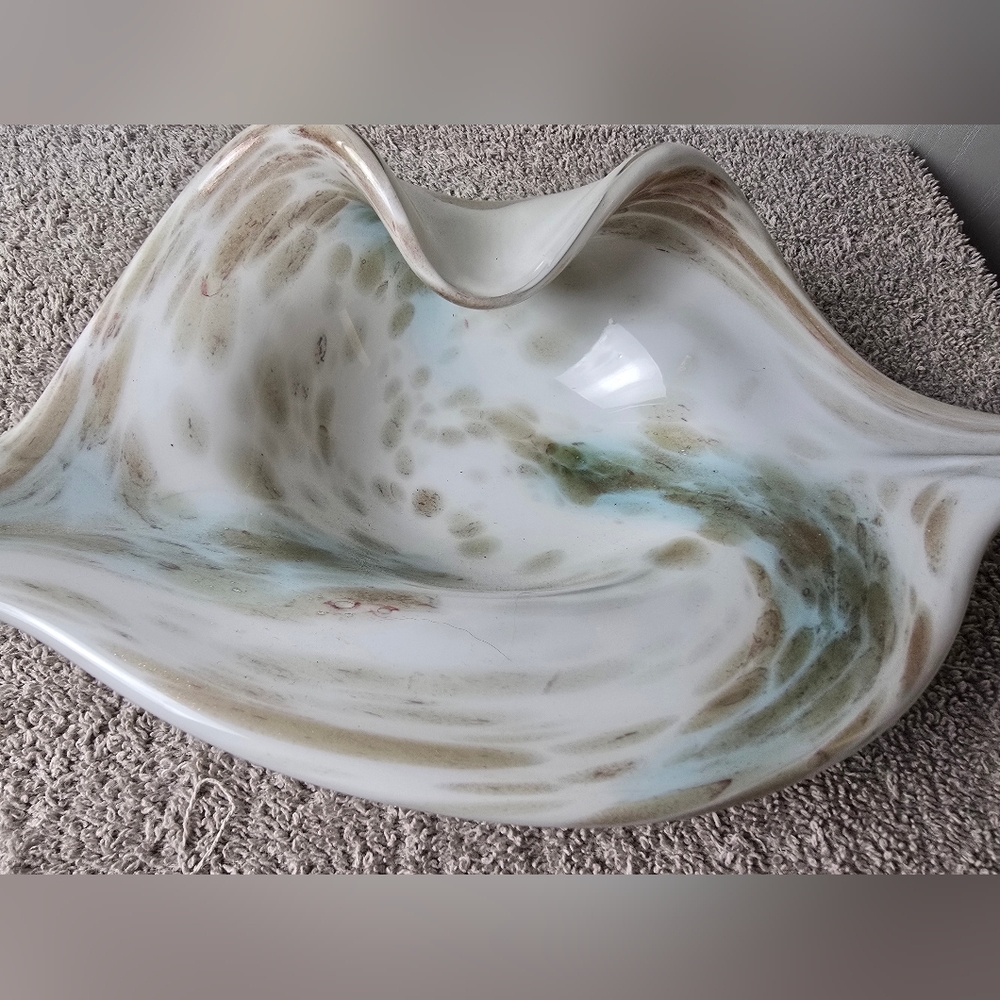 Vintage Italy Murano Art Glass Bowl - Picture 2 of 9